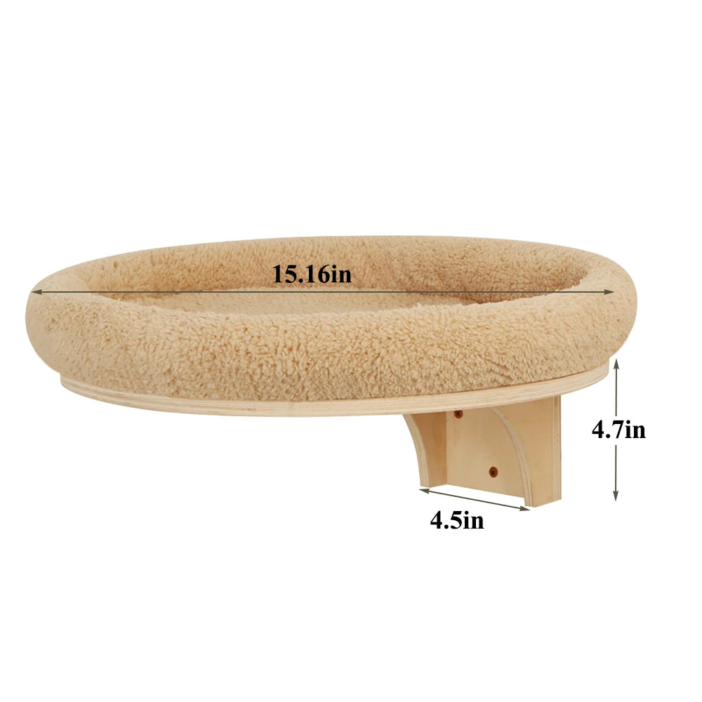 Wall Mounted Solid Wooden Furniture Climbing Ladder