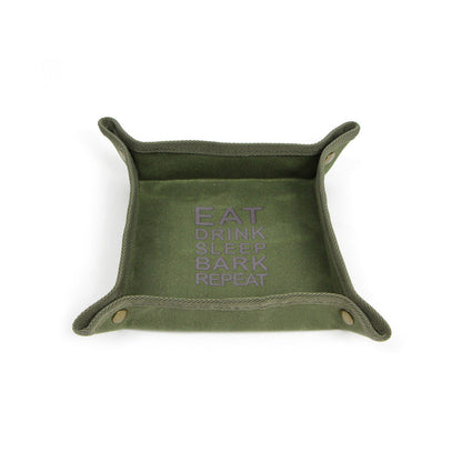 Foldable Canvas Easy To Clean Pet Portable Food Bowl