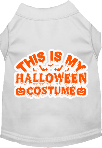 Halloween Cat or Dog Shirt for Pets "This is my Halloween Costume"