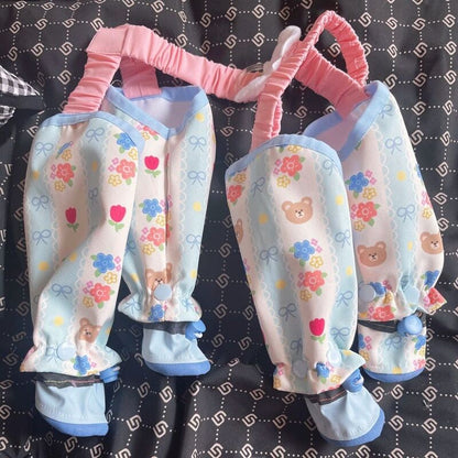 Pet Stroller, Dustproof Pants, Summer Jumpsuit, Leg - Protective Shoes/Trousers, Small Pet Wear