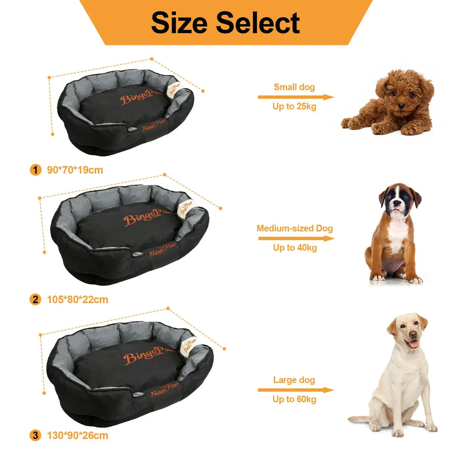 Waterproof XXL pet bed