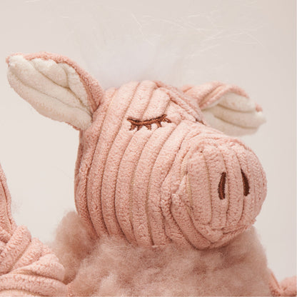 Penelope Pig HuggleFleece® FlufferKnottie™ Plush Dog Toy
