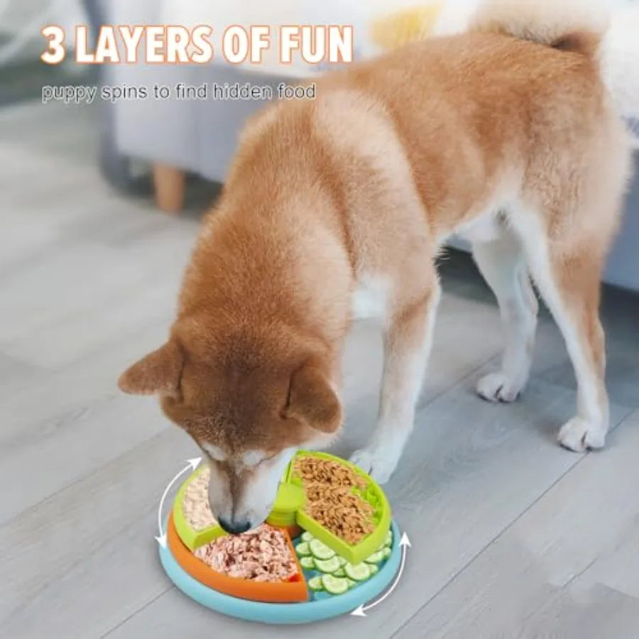 Slow Feeder3 Layers, Reduces Boredom and Anxiety