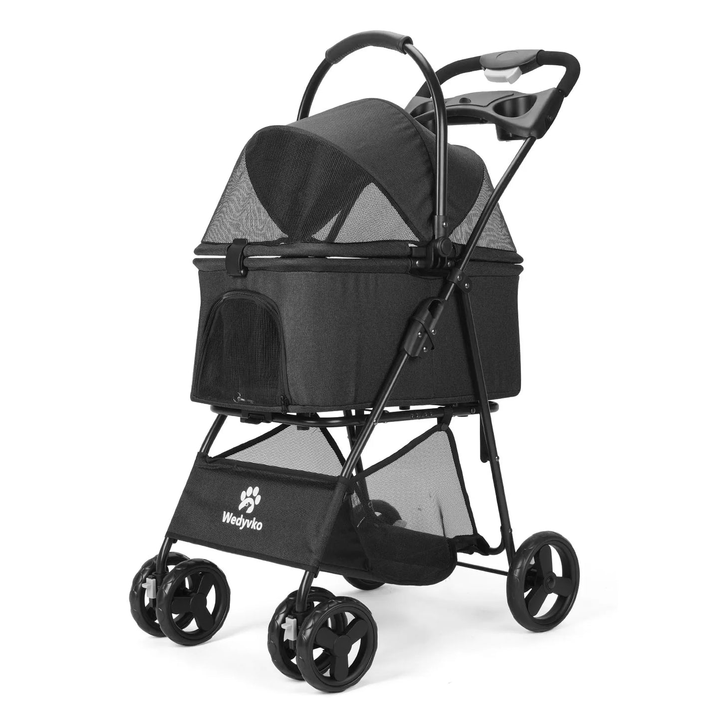 3 in 1 Pet Stroller with Removable Carrier,