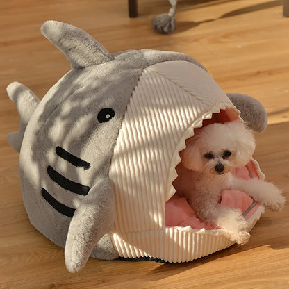 enclosed pet bed