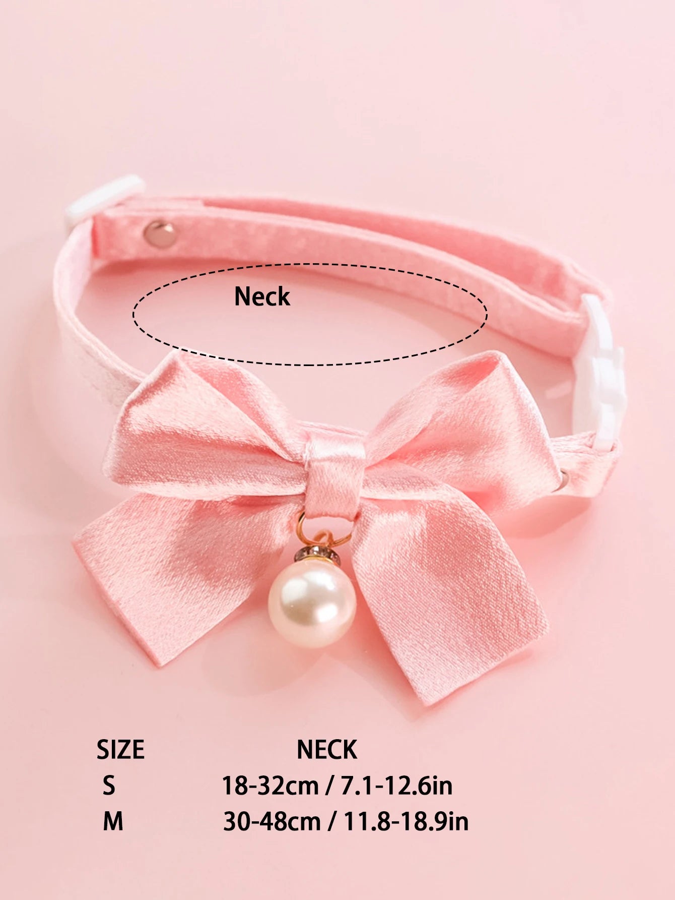 cute satin small pet collar