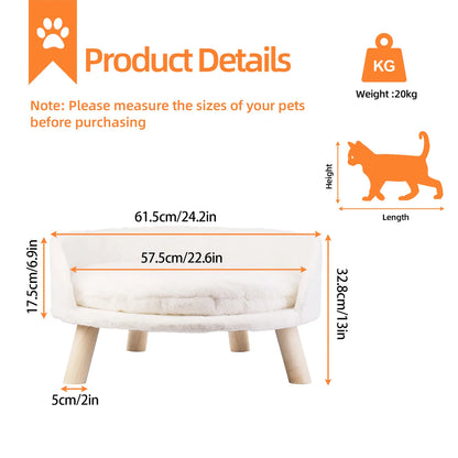 Pet Sofa Bed Raised Chair