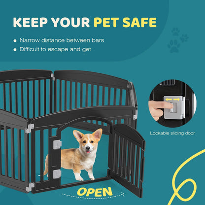 Indoor Outdoor Folding Portable Puppy Playpen