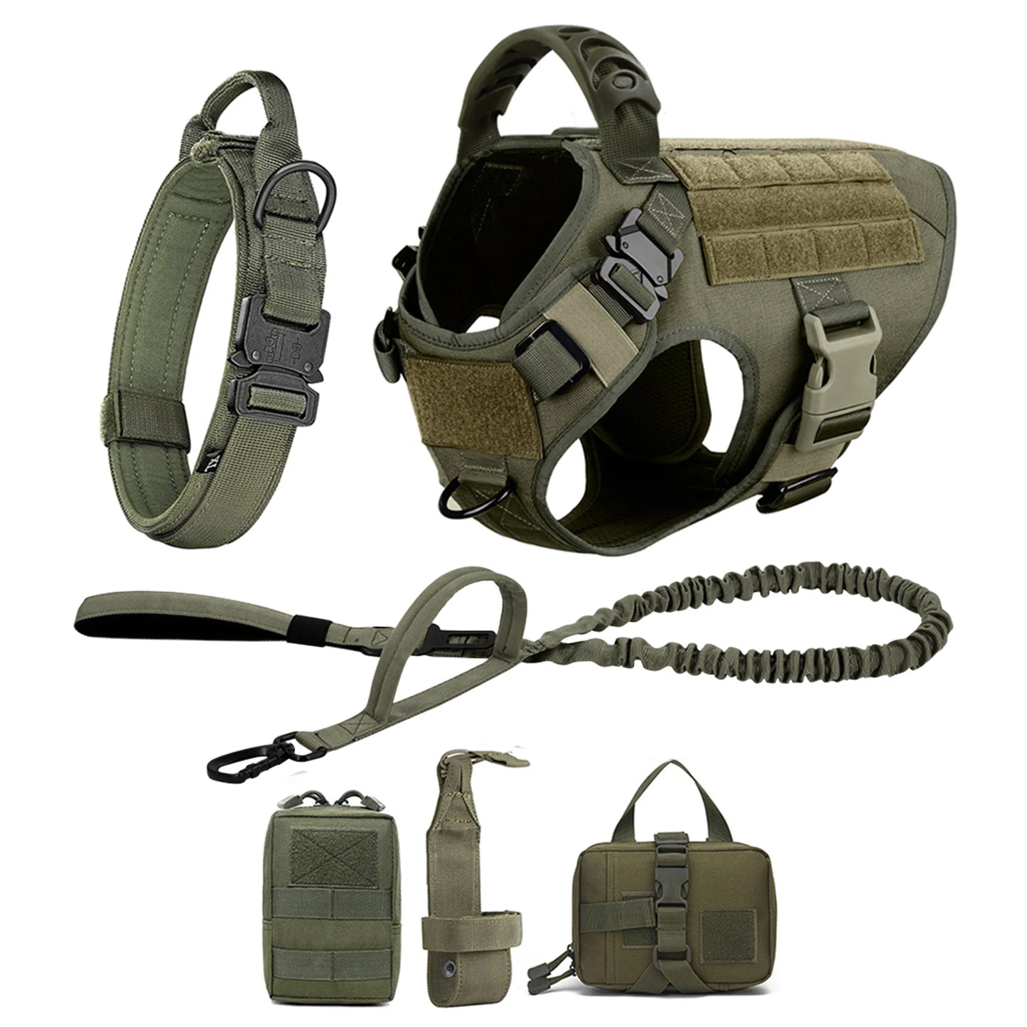 Leash Set Training Walking Vest Dog Harness And Collar