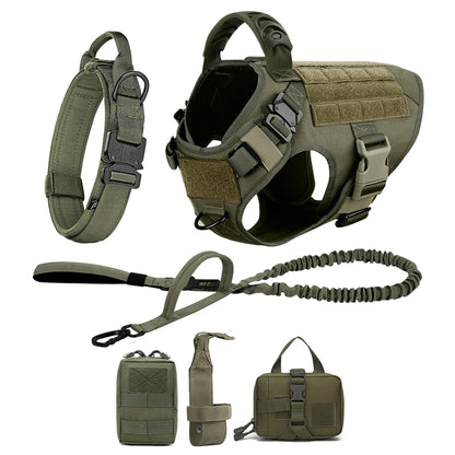 Leash Set Training Walking Vest Dog Harness And Collar