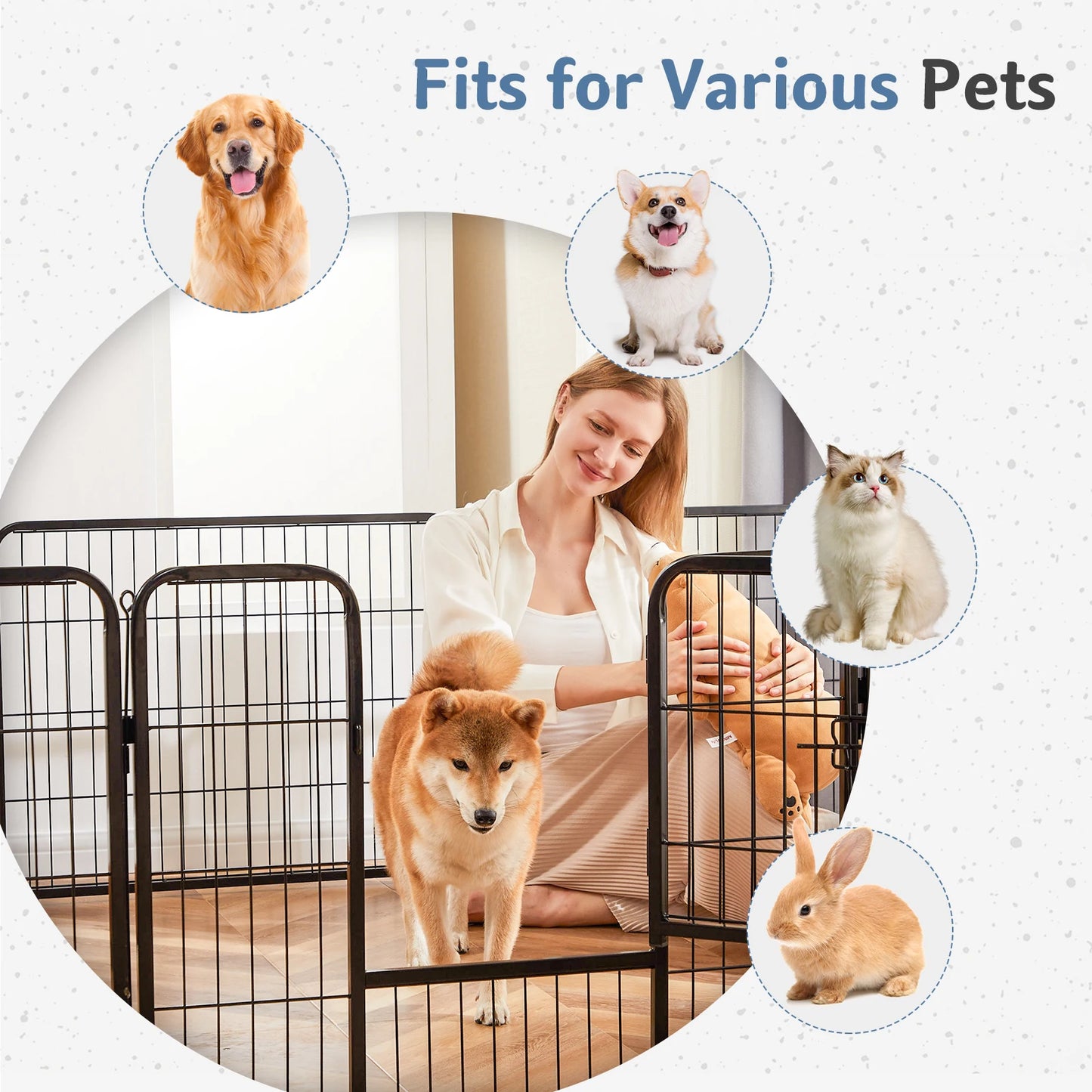 Playpen Pet Fence 24 Inch to 32 Inch