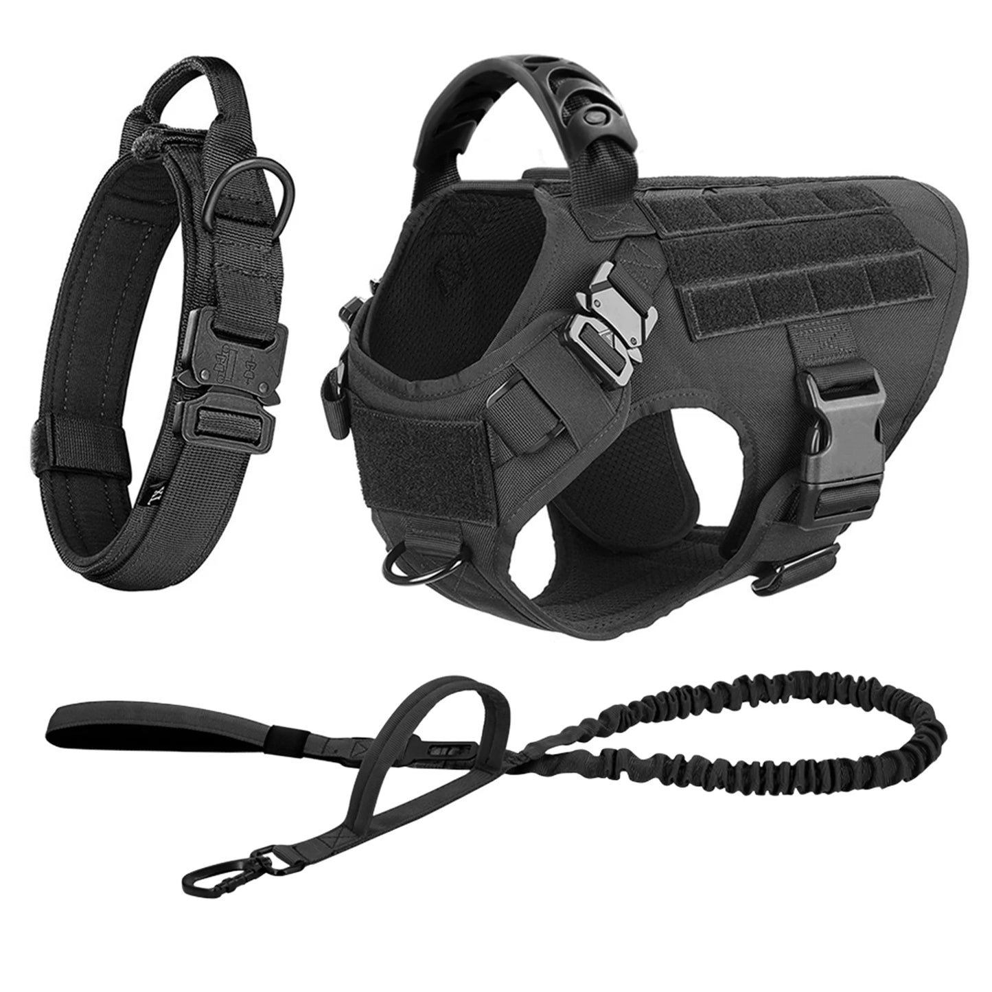 Leash Set Training Walking Vest Dog Harness And Collar