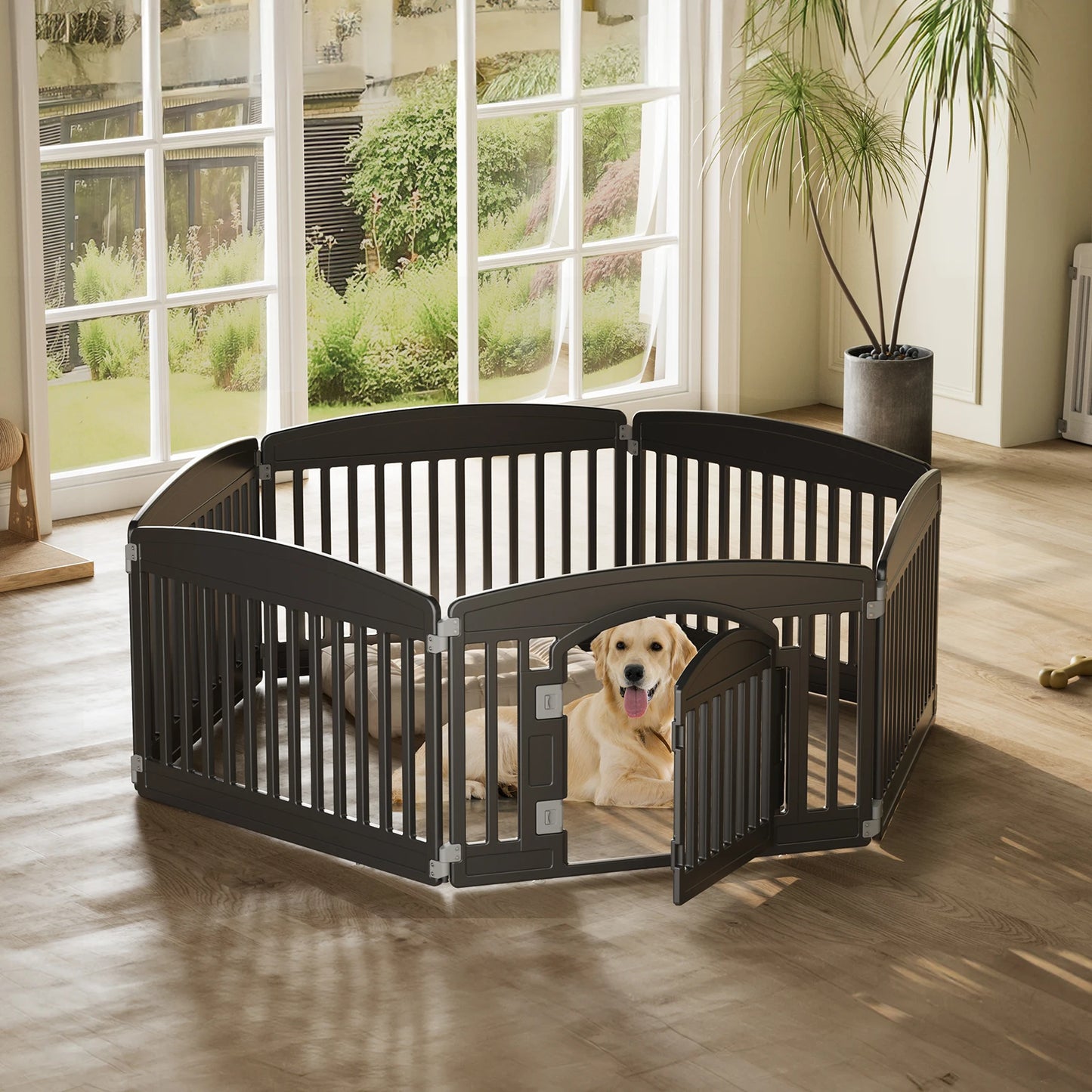 Indoor Outdoor Folding Portable Puppy Playpen
