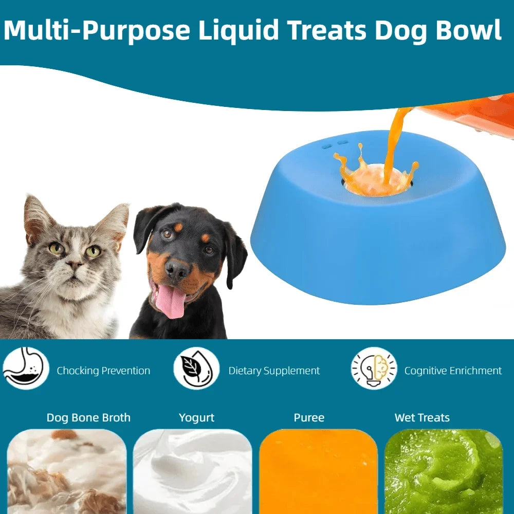 Slow Feeder  Bowls For Liquid
