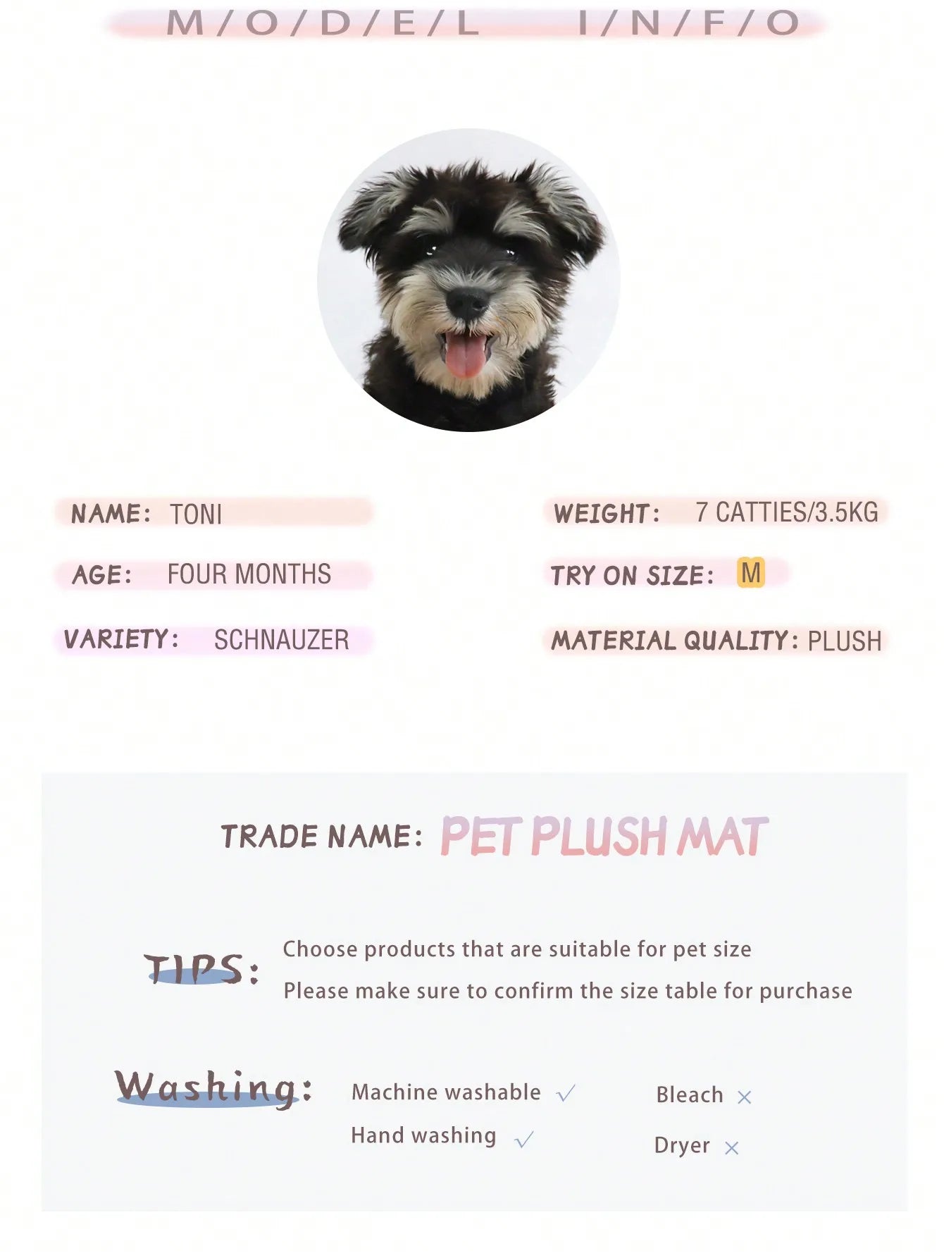 Washable Plush Pet Crate Bed Breeds