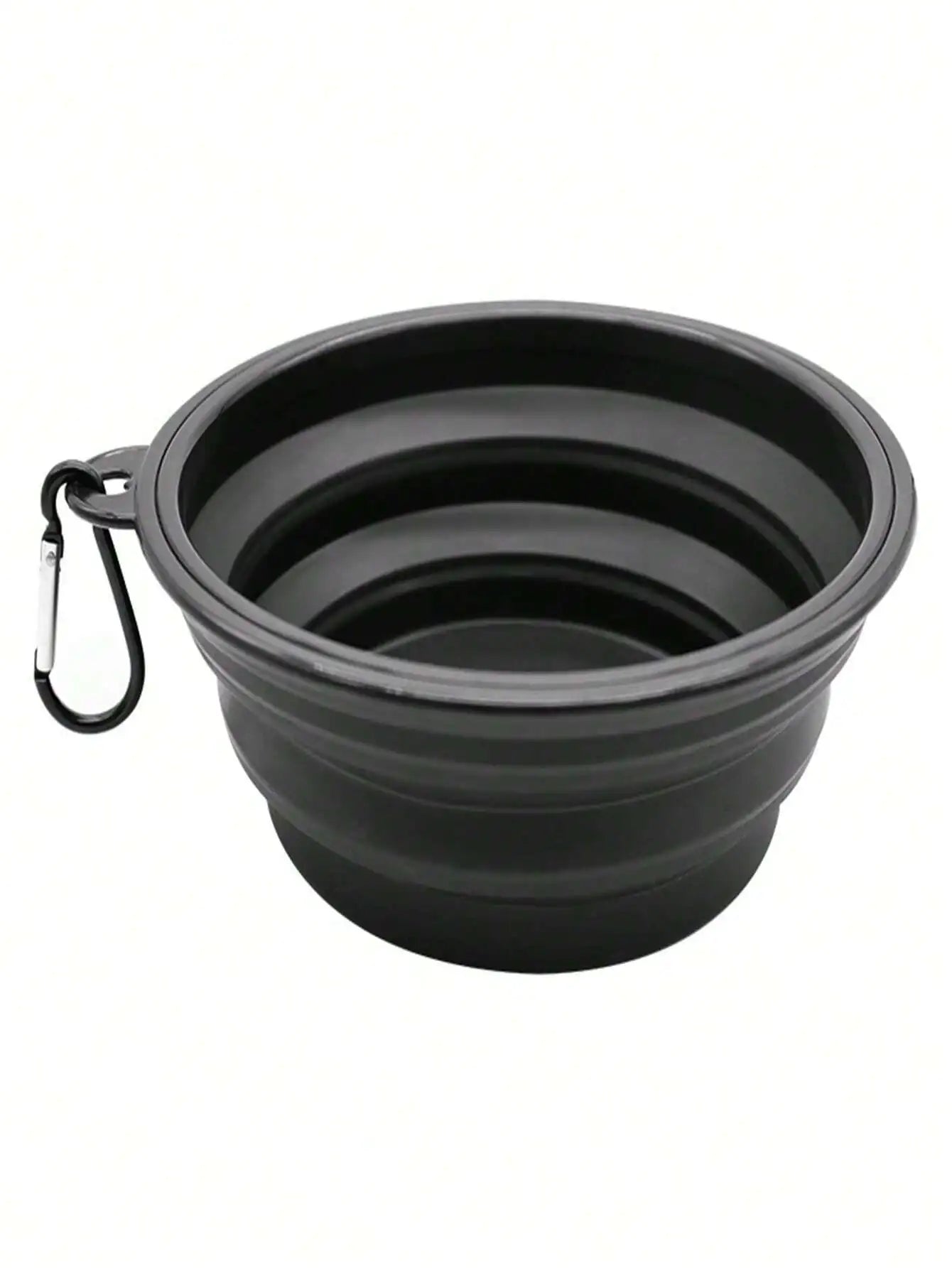 1pc Portable Outdoor Silicone Folding Bowl,
