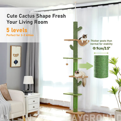 Cat Tree 5-Tier for Indoor Cats