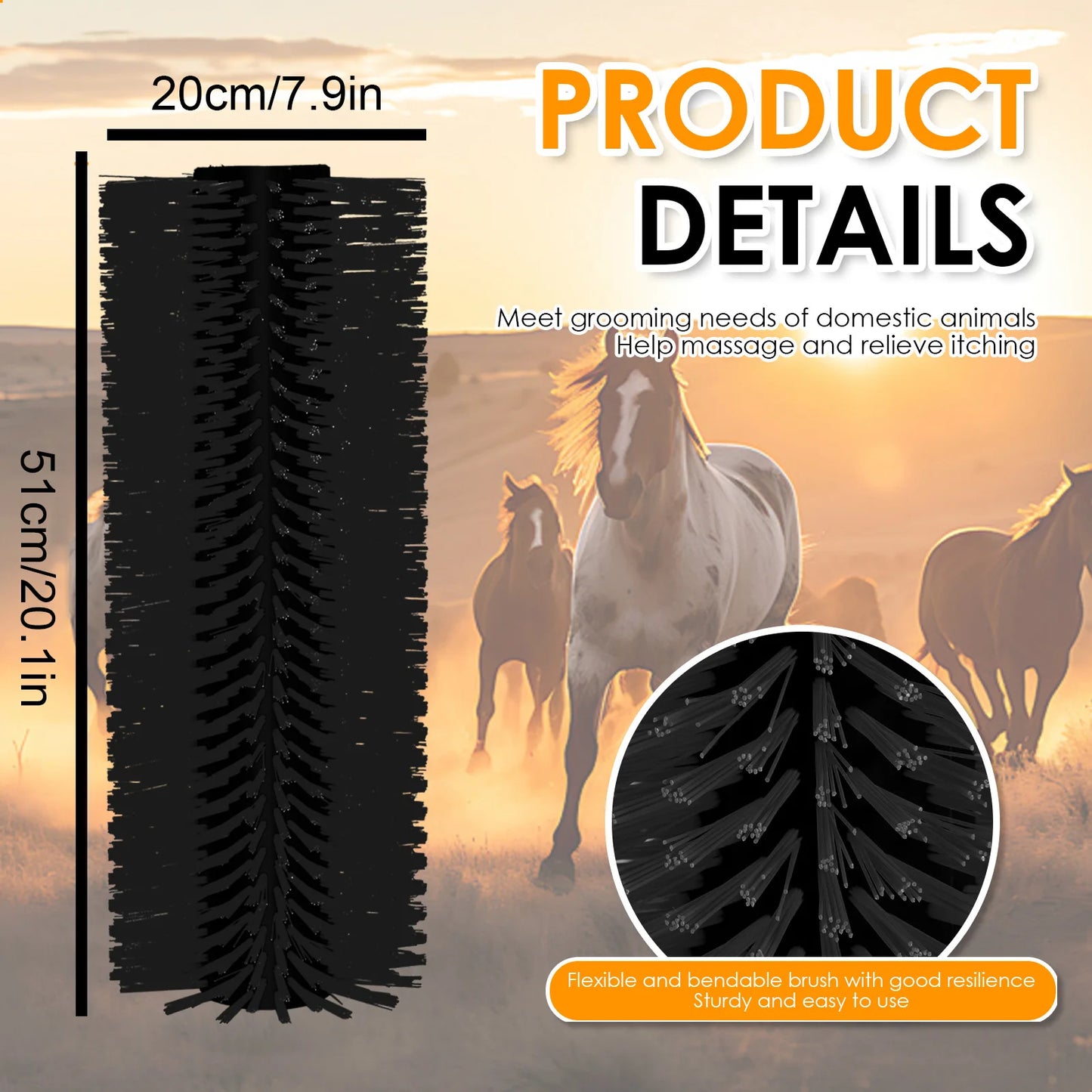 Livestock Scratching Brush