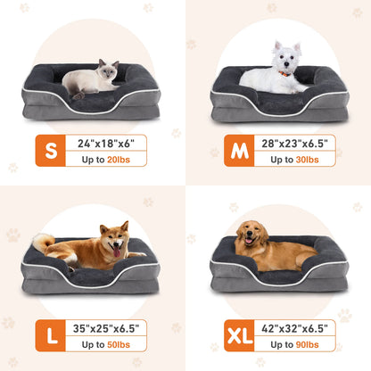 Orthopedic  Memory Foam Pet Bed