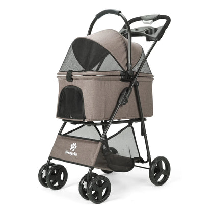 3 in 1 Pet Stroller with Removable Carrier,