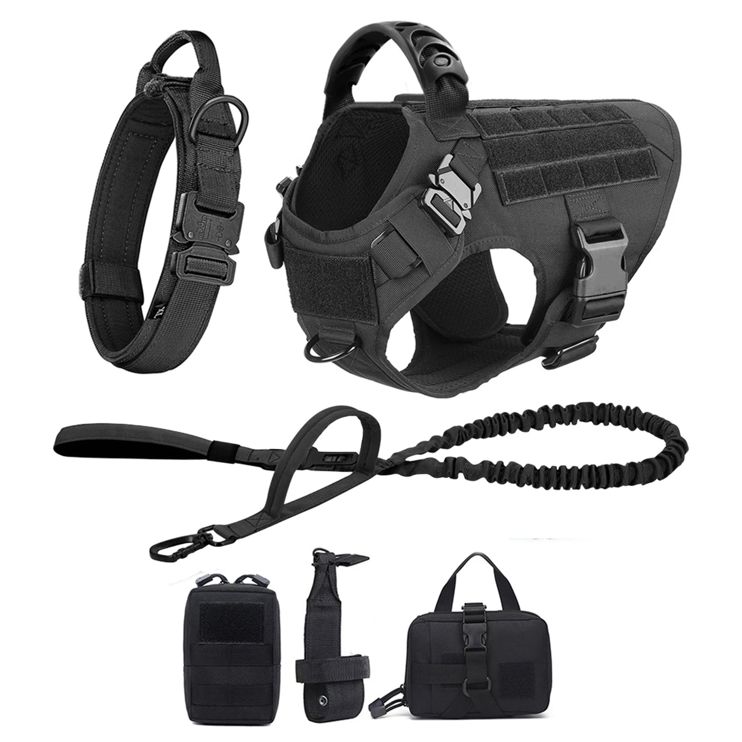 Leash Set Training Walking Vest Dog Harness And Collar