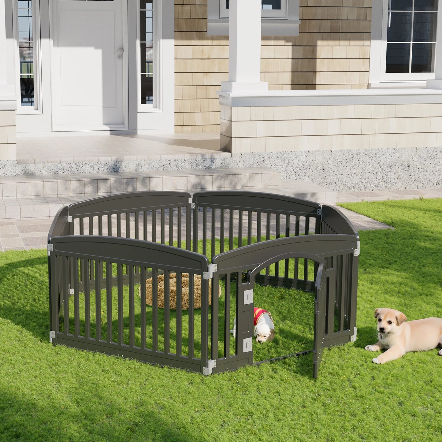 Indoor Outdoor Folding Portable Puppy Playpen
