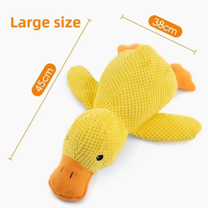 1/3PCS Calming Duck Squeaky Plush Toy Luxury Sleep Aid