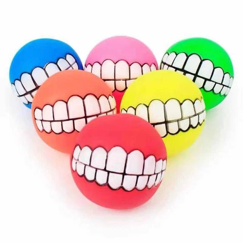1pc Rubber Dog Toys Squeaky