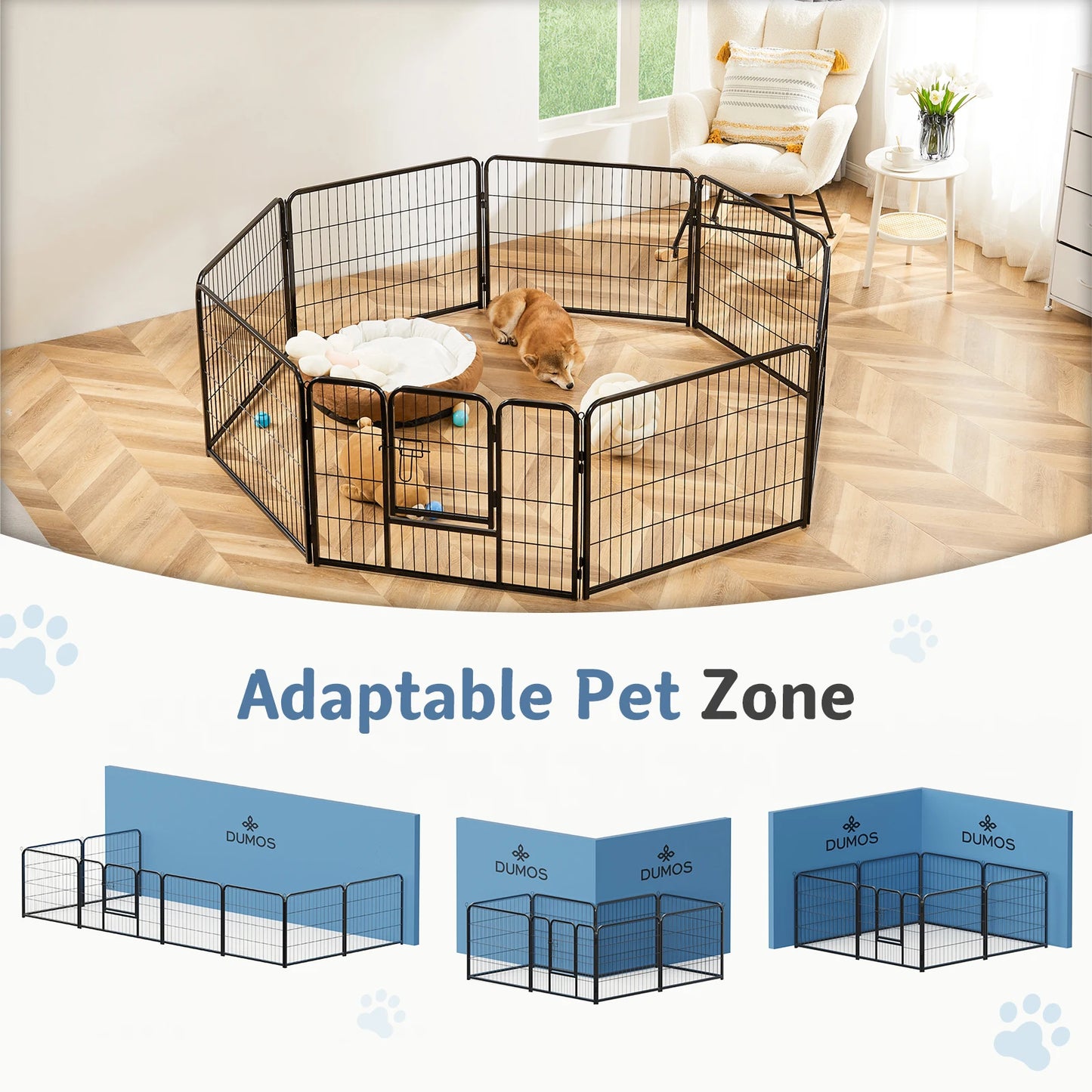 Playpen Pet Fence 24 Inch to 32 Inch
