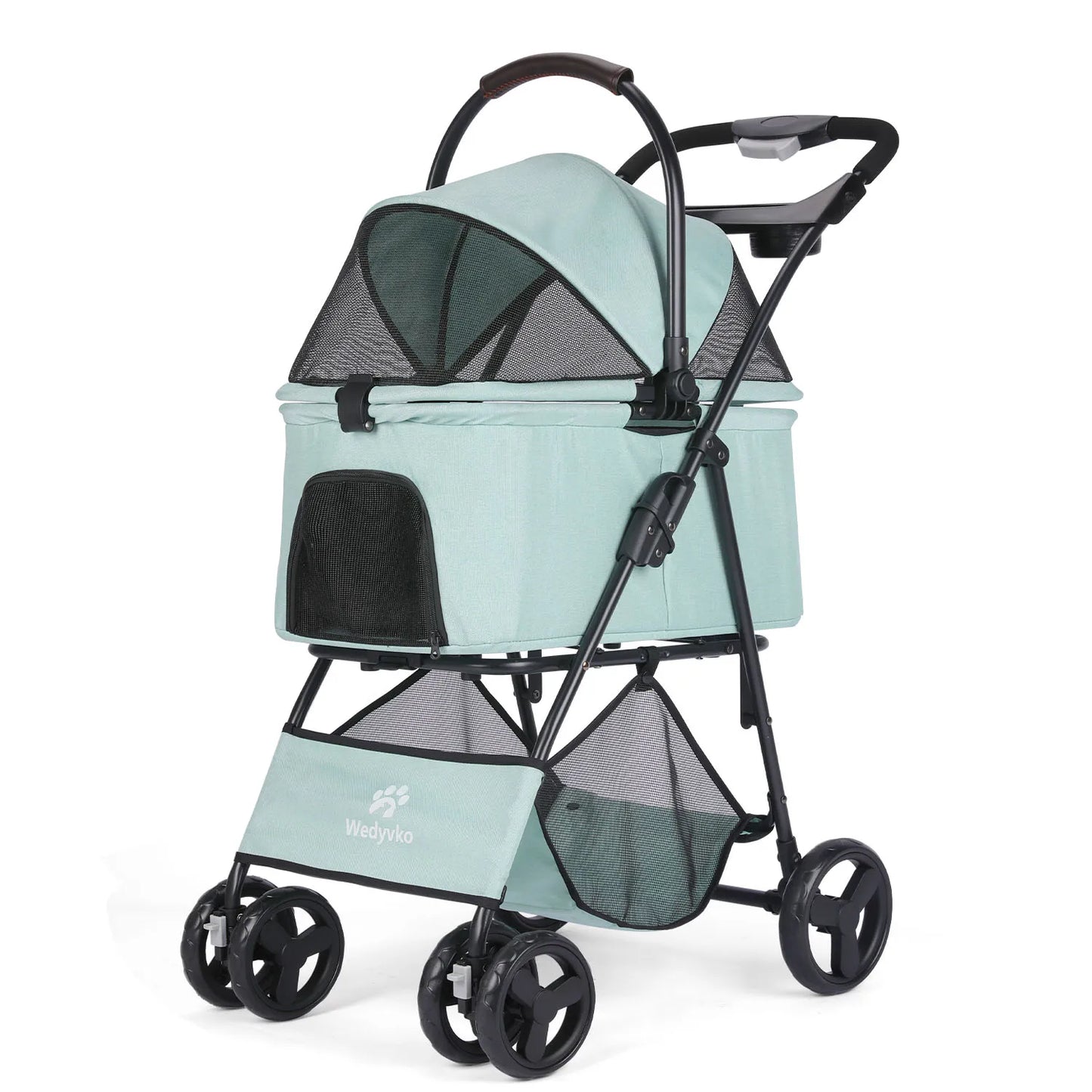 3 in 1 Pet Stroller with Removable Carrier,