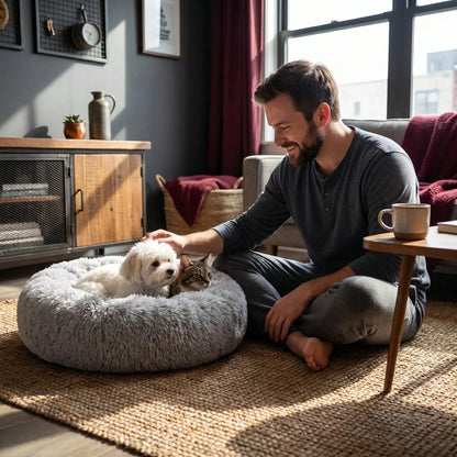 Calming Soft Anti-Anxiety Bed,