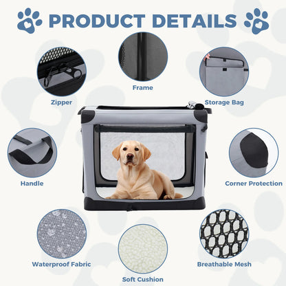 Foldable Soft Dog Crate Portable