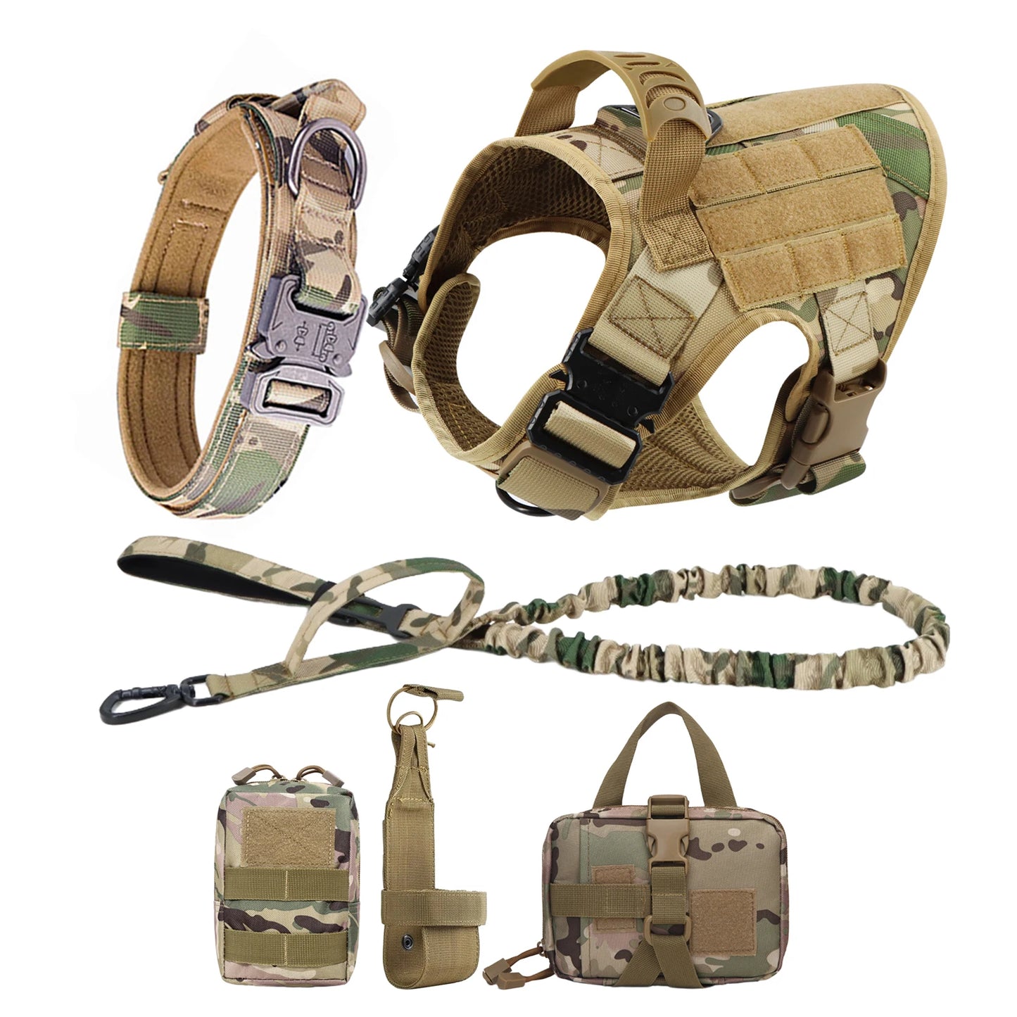 Leash Set Training Walking Vest Dog Harness And Collar