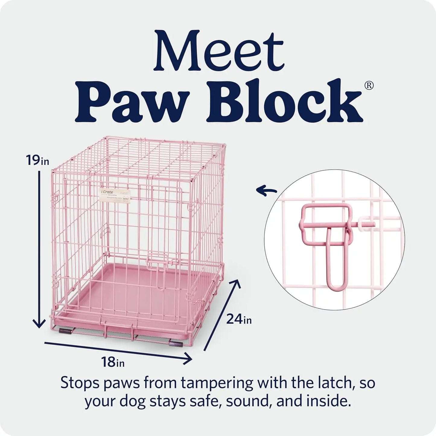 Crate for Small Breeds, 12-20 lbs.