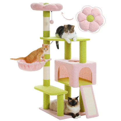 Flower Cat Tree Multi-Level