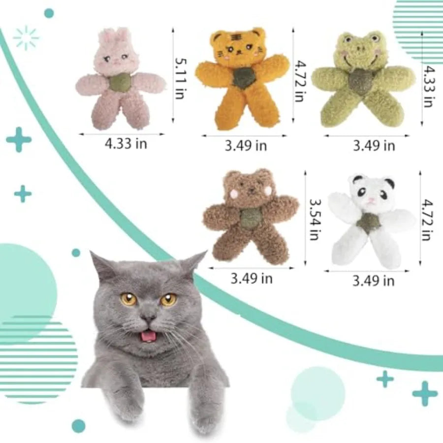 Indoor cat plush catnip toys,