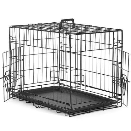 Double Door Folding Metal Wire Cage