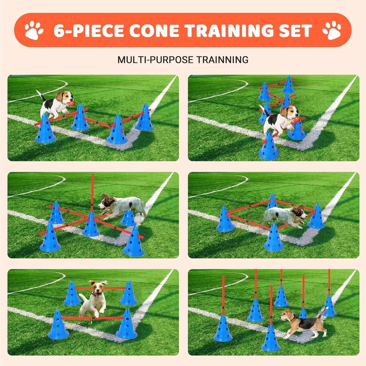 Agility Hurdle Cone Set