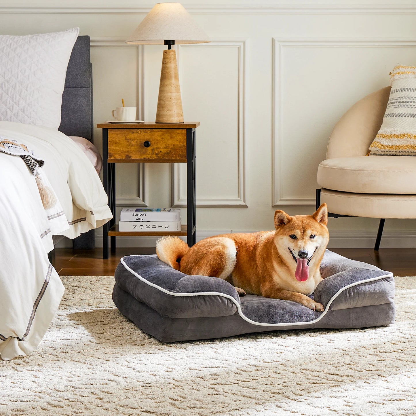 Orthopedic  Memory Foam Pet Bed