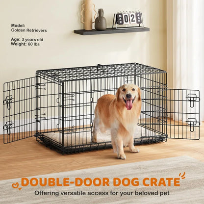 Double Door Dog Crate
