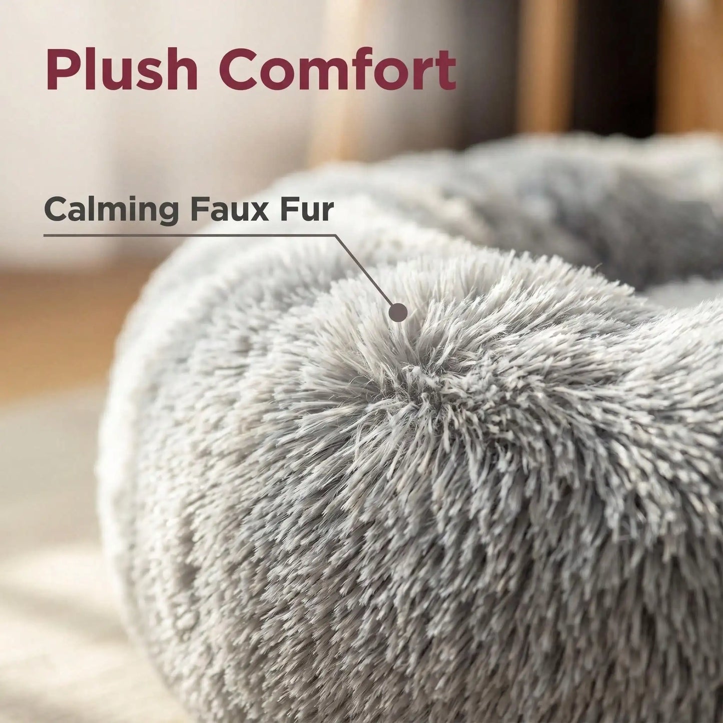 Calming Soft Anti-Anxiety Bed,