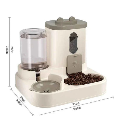 2 in 1 Fully Automatic Pet Food & Water Dispenser