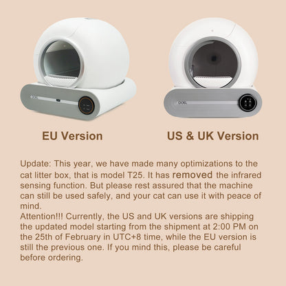 Smart Cat Toilet App Control 2.4G WiFi