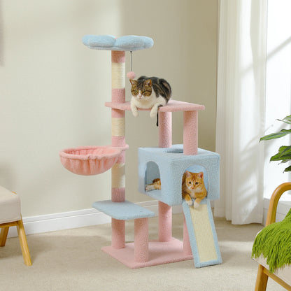 Flower Cat Tree Multi-Level