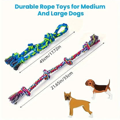 Indestructible Durable Dog Chew Toys Tug of War