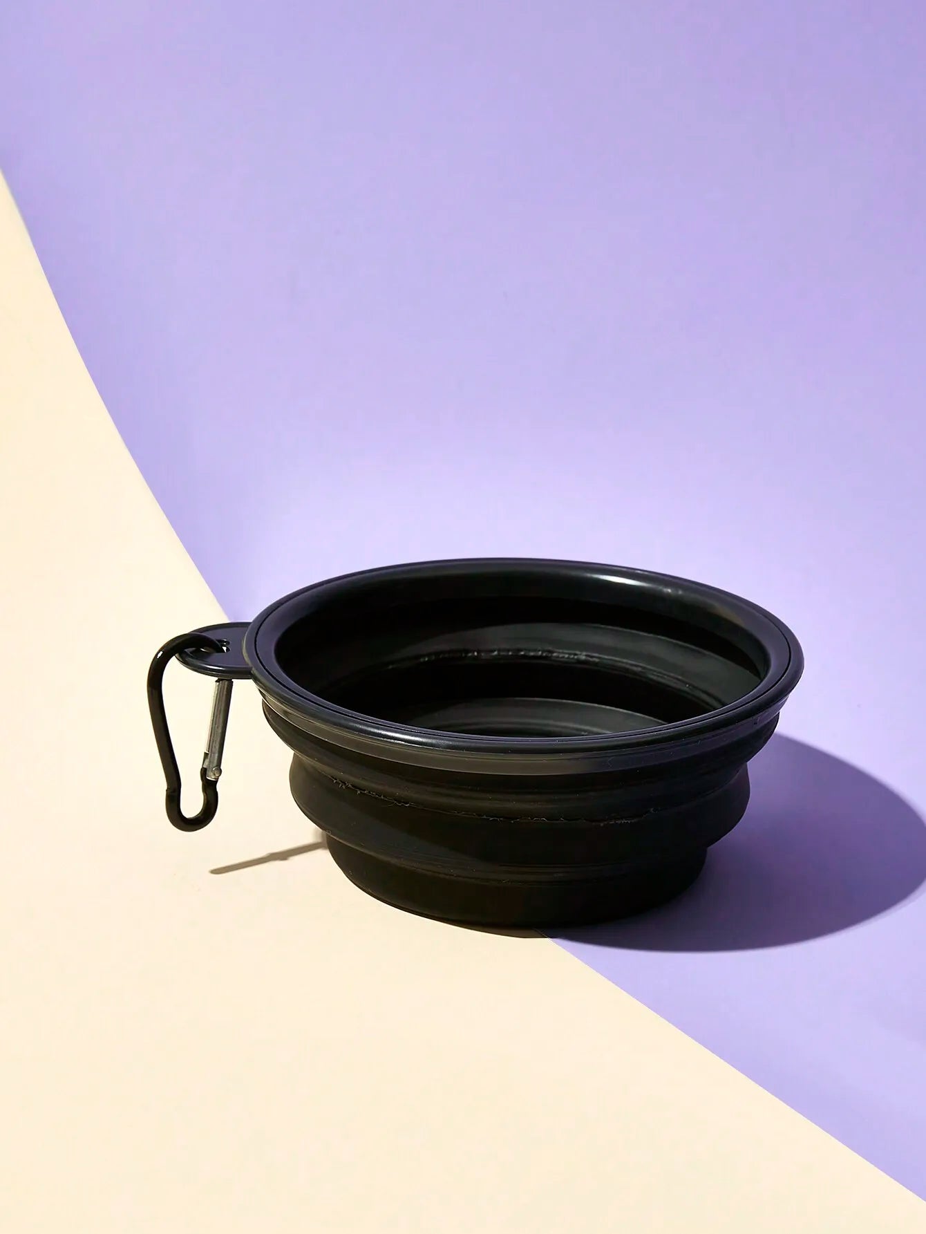 1pc Portable Outdoor Silicone Folding Bowl,