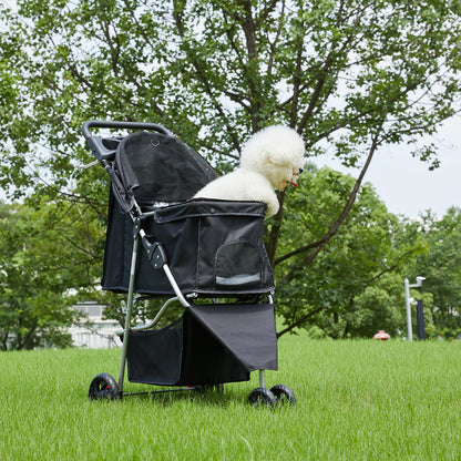 3 Wheels Foldable Pet Stroller