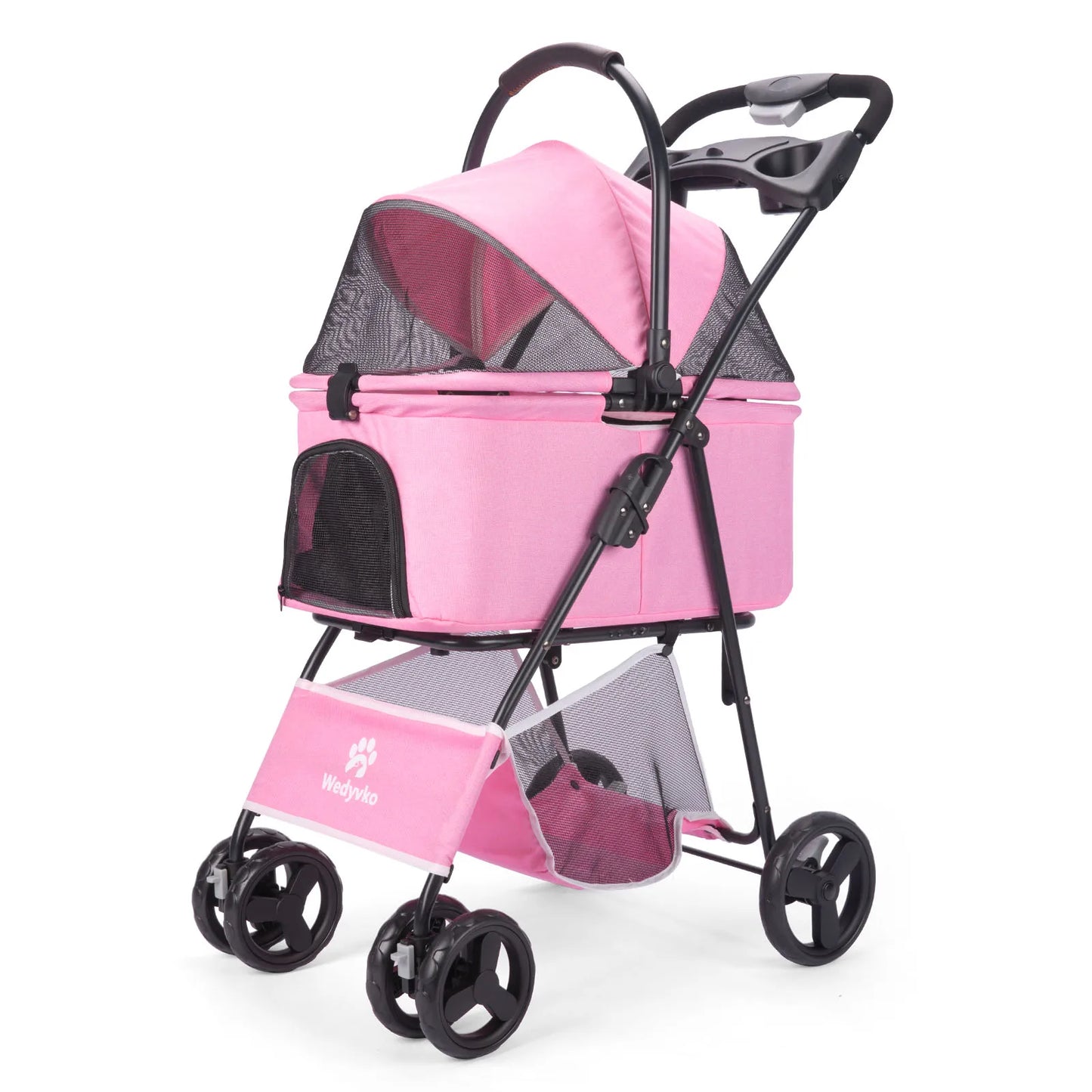 3 in 1 Pet Stroller with Removable Carrier,
