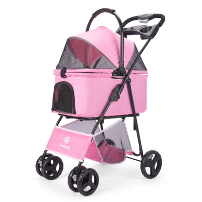 3 in 1 Pet Stroller with Removable Carrier,