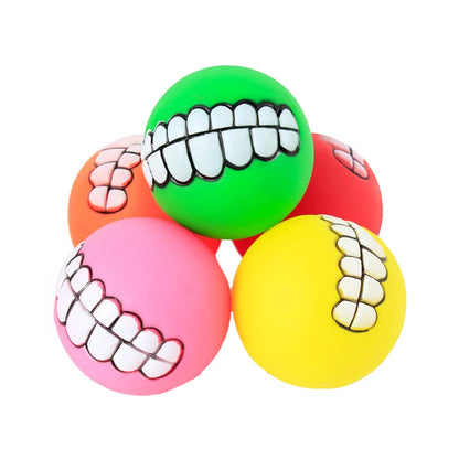 1pc Rubber Dog Toys Squeaky